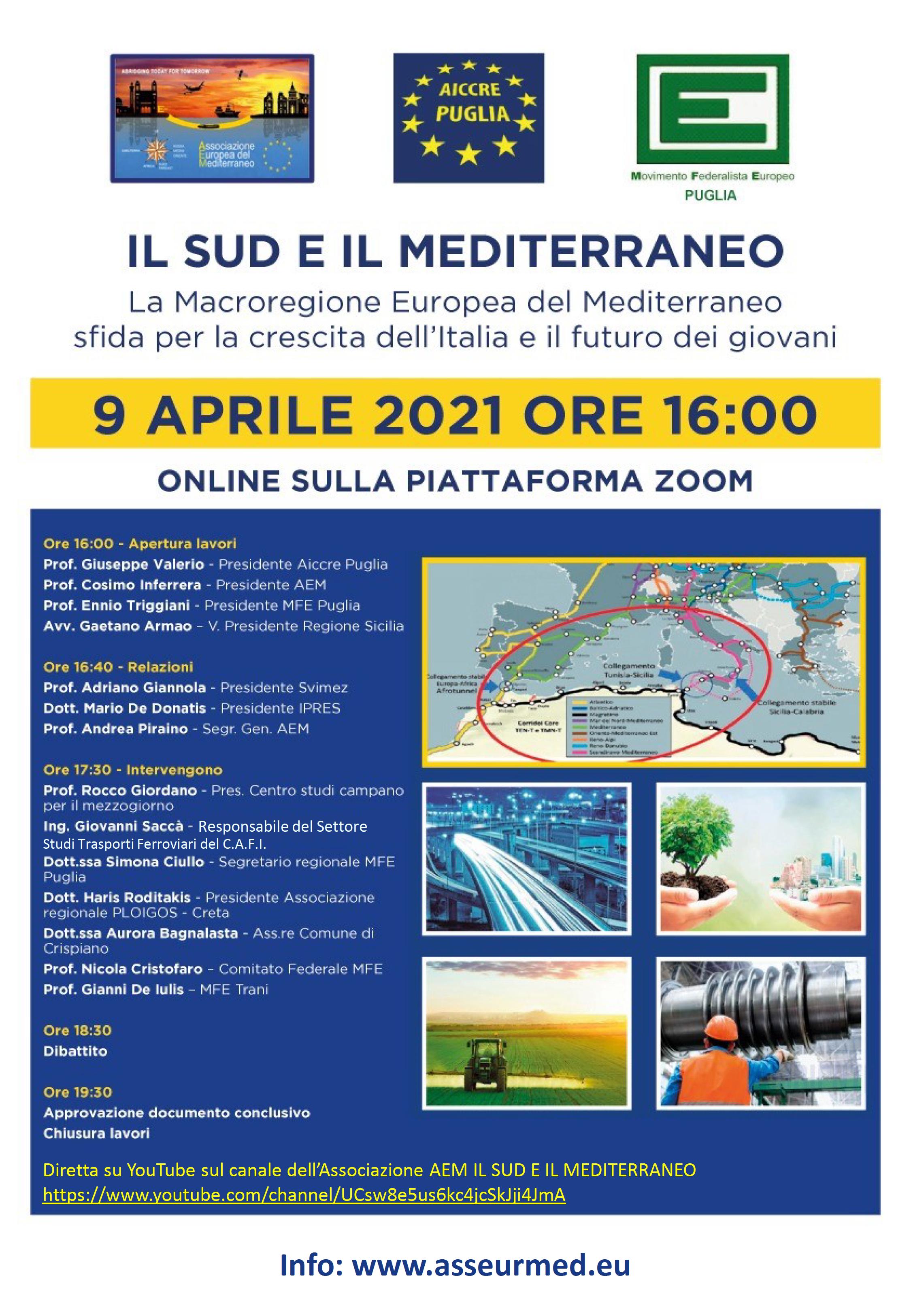 2021-04-09 webinar - IL SUD E IL MEDITERRANEO